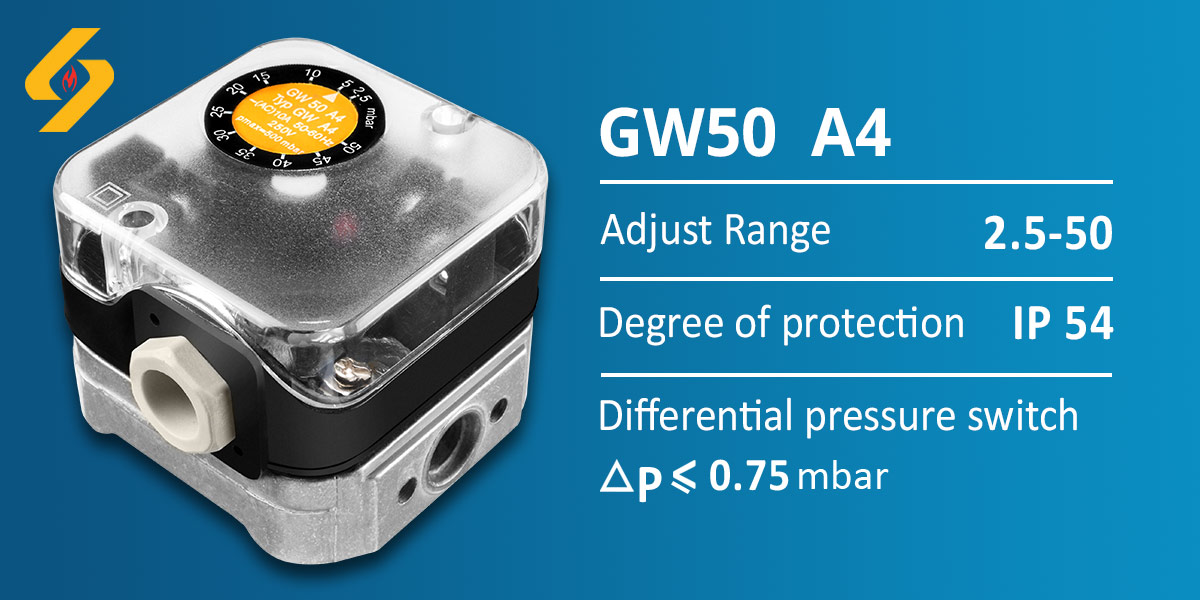 پرشر سوئیچ هوا گاز GW50 A4